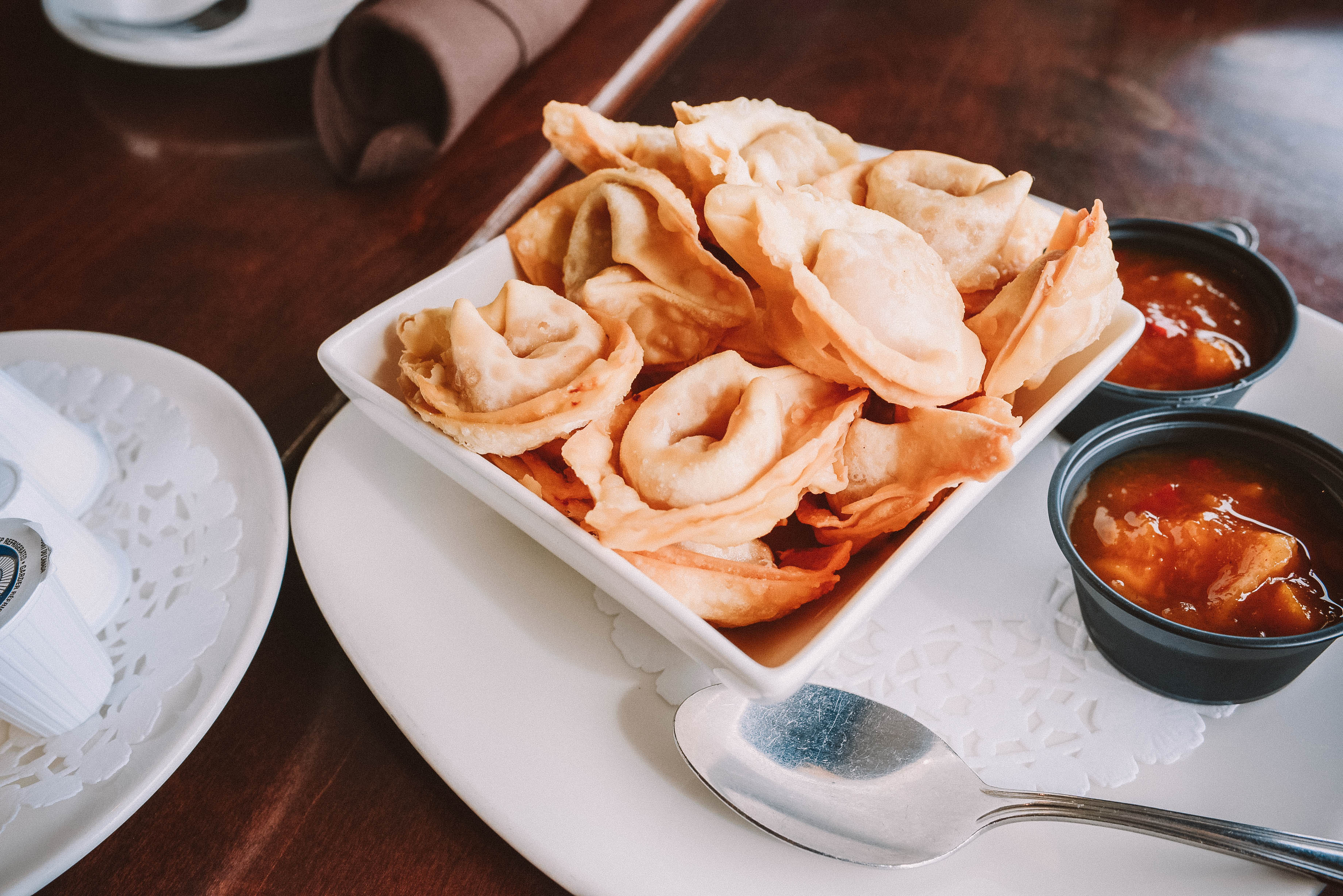 Niagara Parks Elements on the Falls Restaurant Chicken Wontons